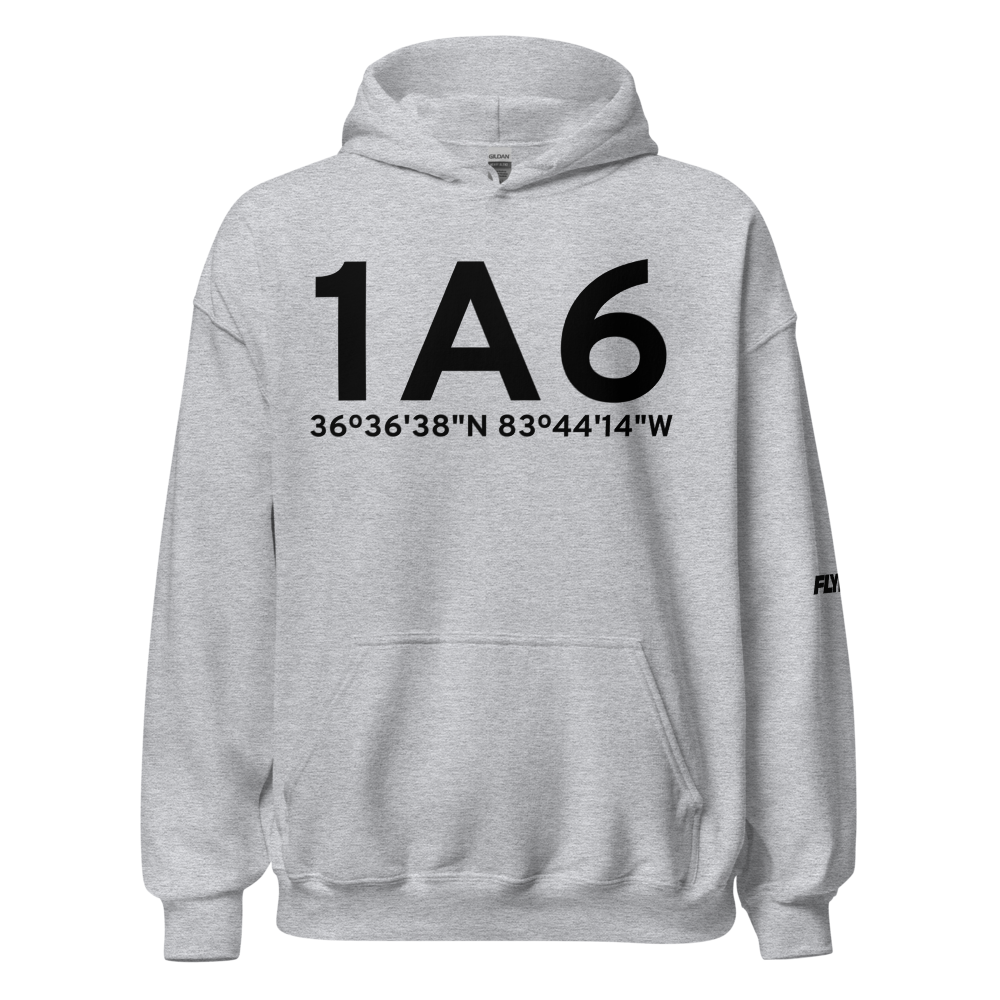 Middlesboro (K1A6) Airport Hoodie Sweatshirt 