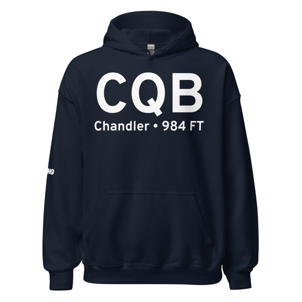 Chandler (KCQB) Airport Hoodie Sweatshirt 