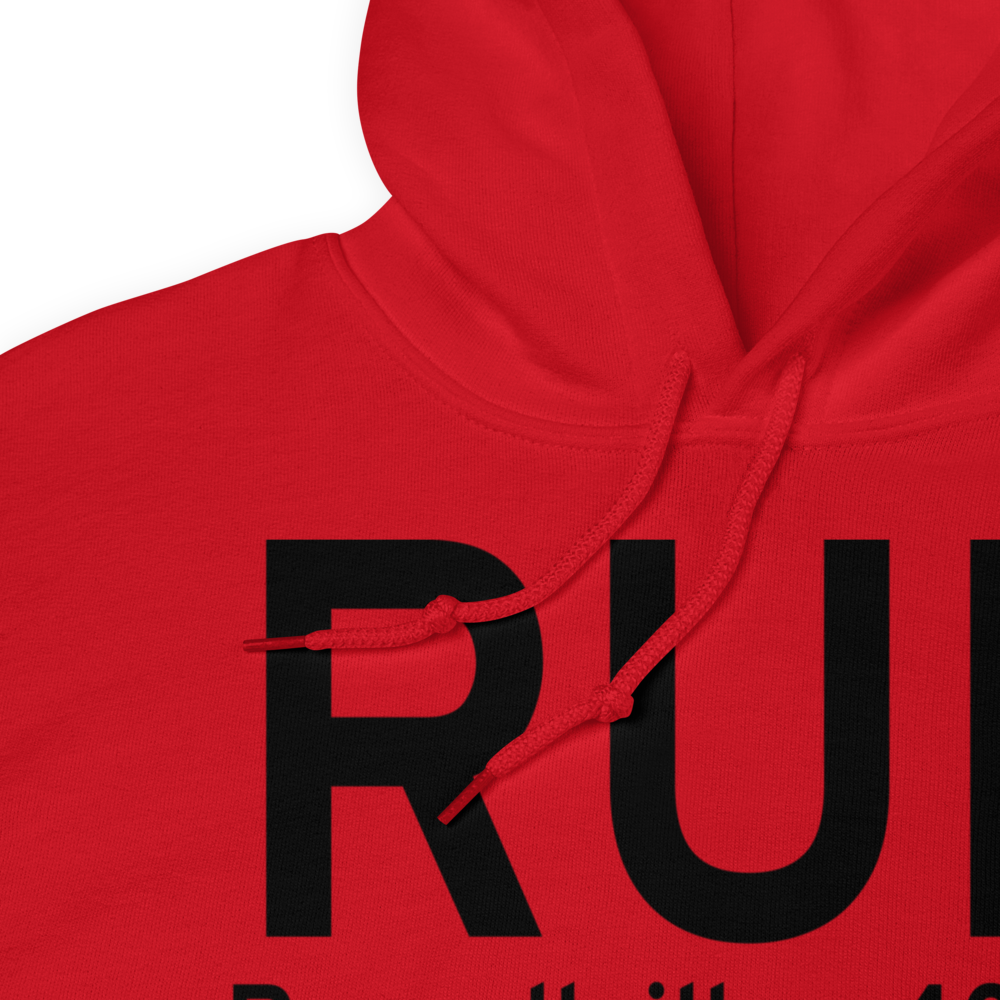 Russellville (KRUE) Airport Hoodie Sweatshirt 