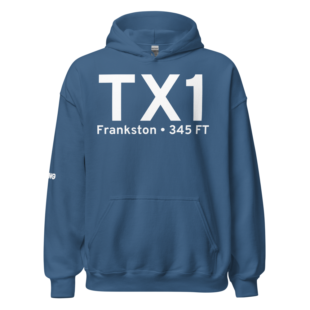 Frankston (US-0941) Airport Hoodie Sweatshirt 