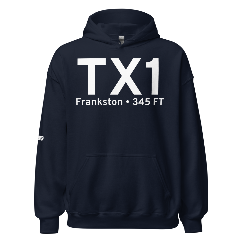 Frankston (US-0941) Airport Hoodie Sweatshirt 
