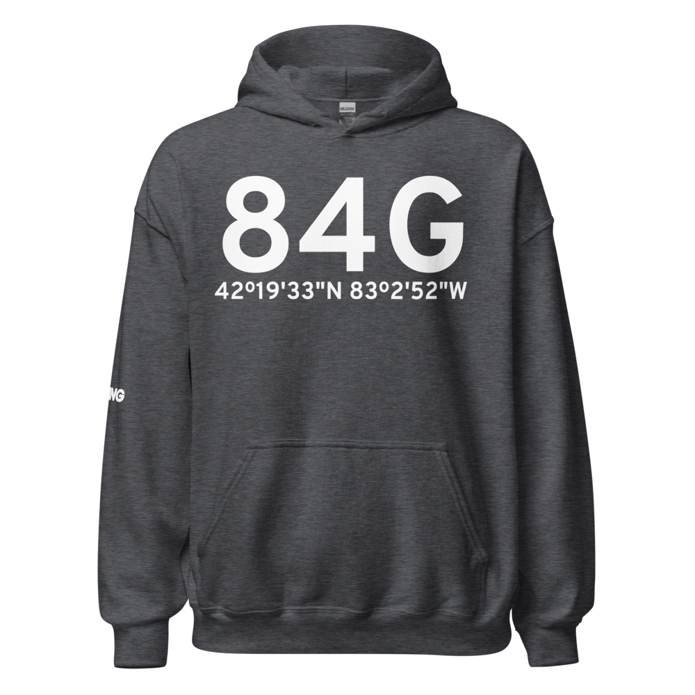 Detroit (84G) Airport Hoodie Sweatshirt 