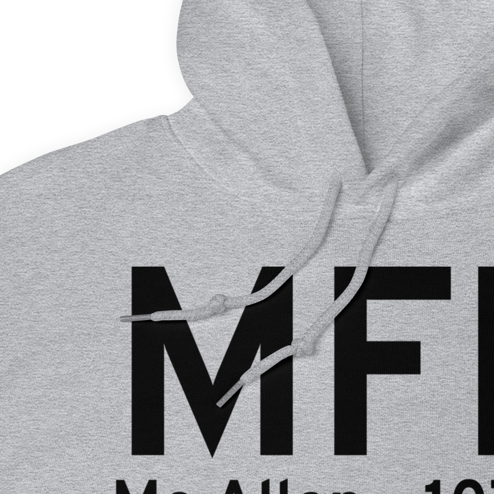 Mc Allen (KMFE) Airport Hoodie Sweatshirt 
