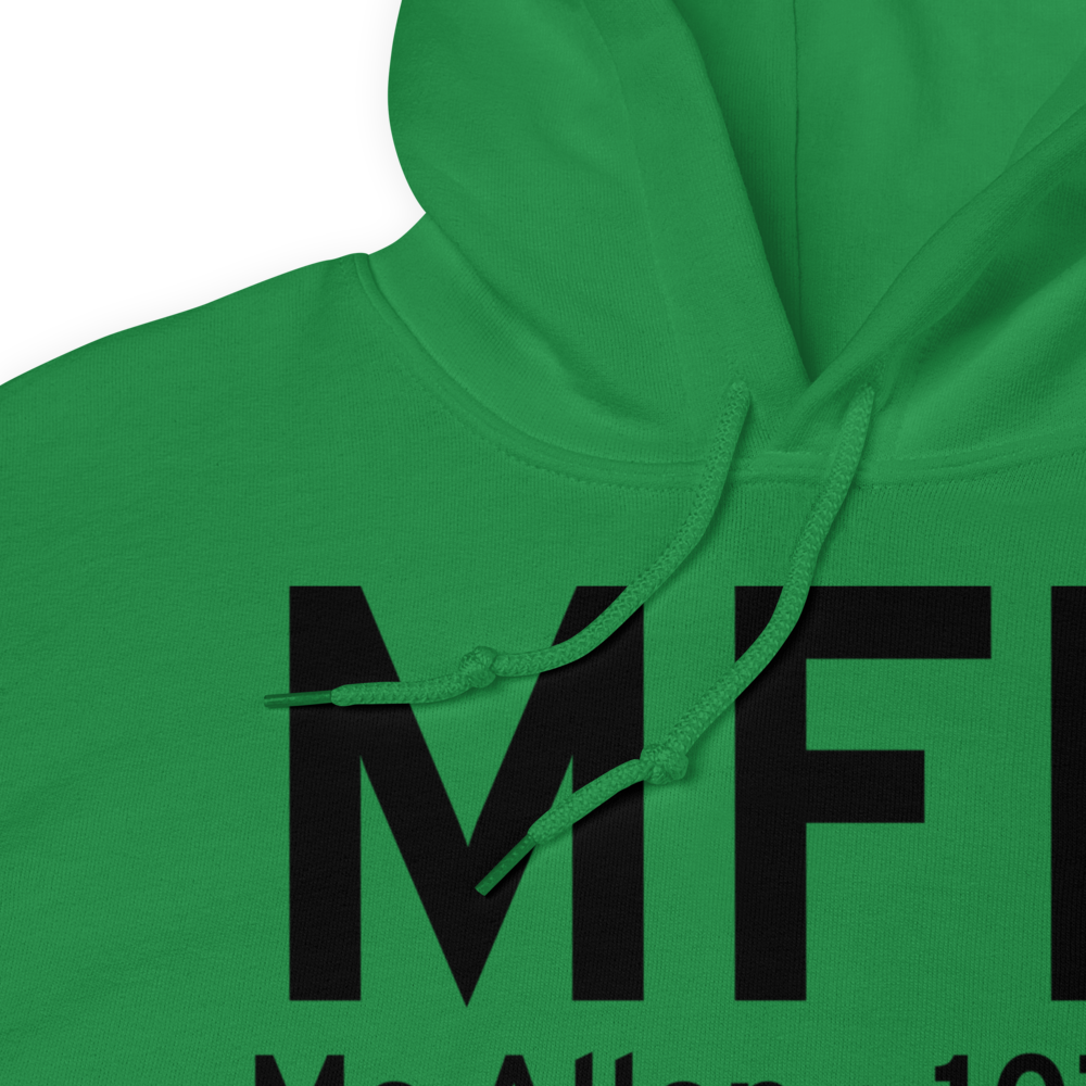 Mc Allen (KMFE) Airport Hoodie Sweatshirt 