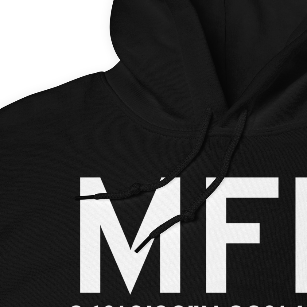 Mc Allen (KMFE) Airport Hoodie Sweatshirt 
