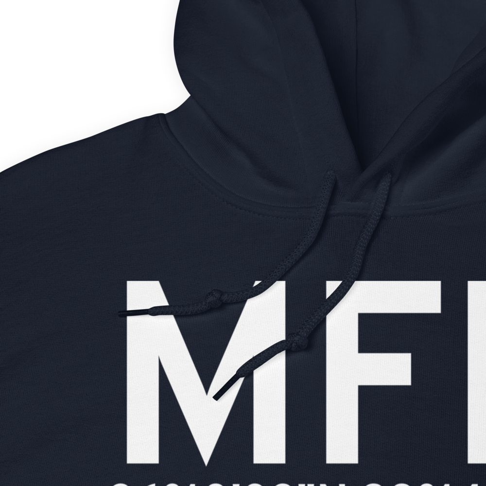 Mc Allen (KMFE) Airport Hoodie Sweatshirt 