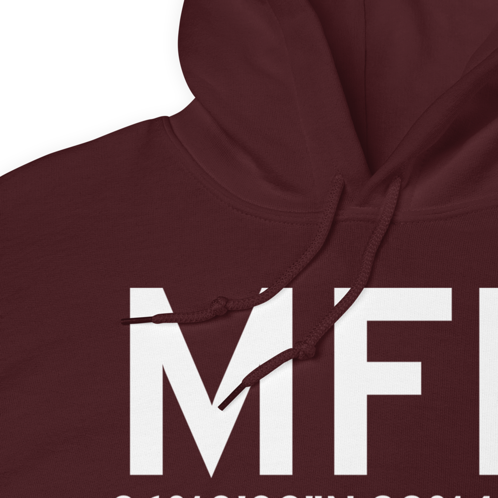 Mc Allen (KMFE) Airport Hoodie Sweatshirt 