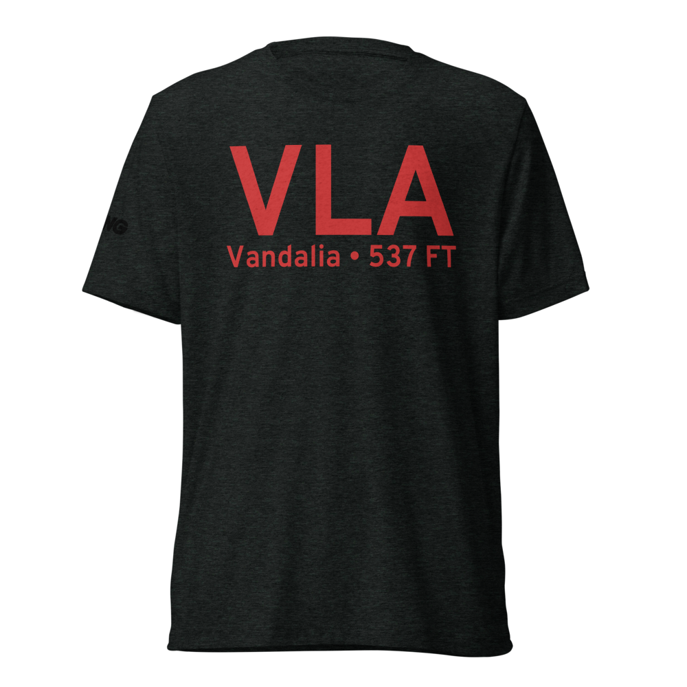 Vandalia (KVLA) Airport Tri-blend T-Shirt 
