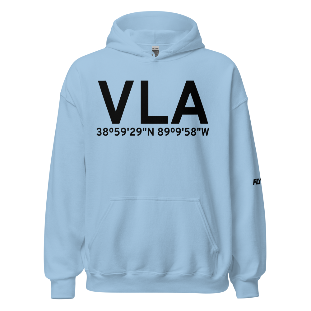 Vandalia (KVLA) Airport Hoodie Sweatshirt 