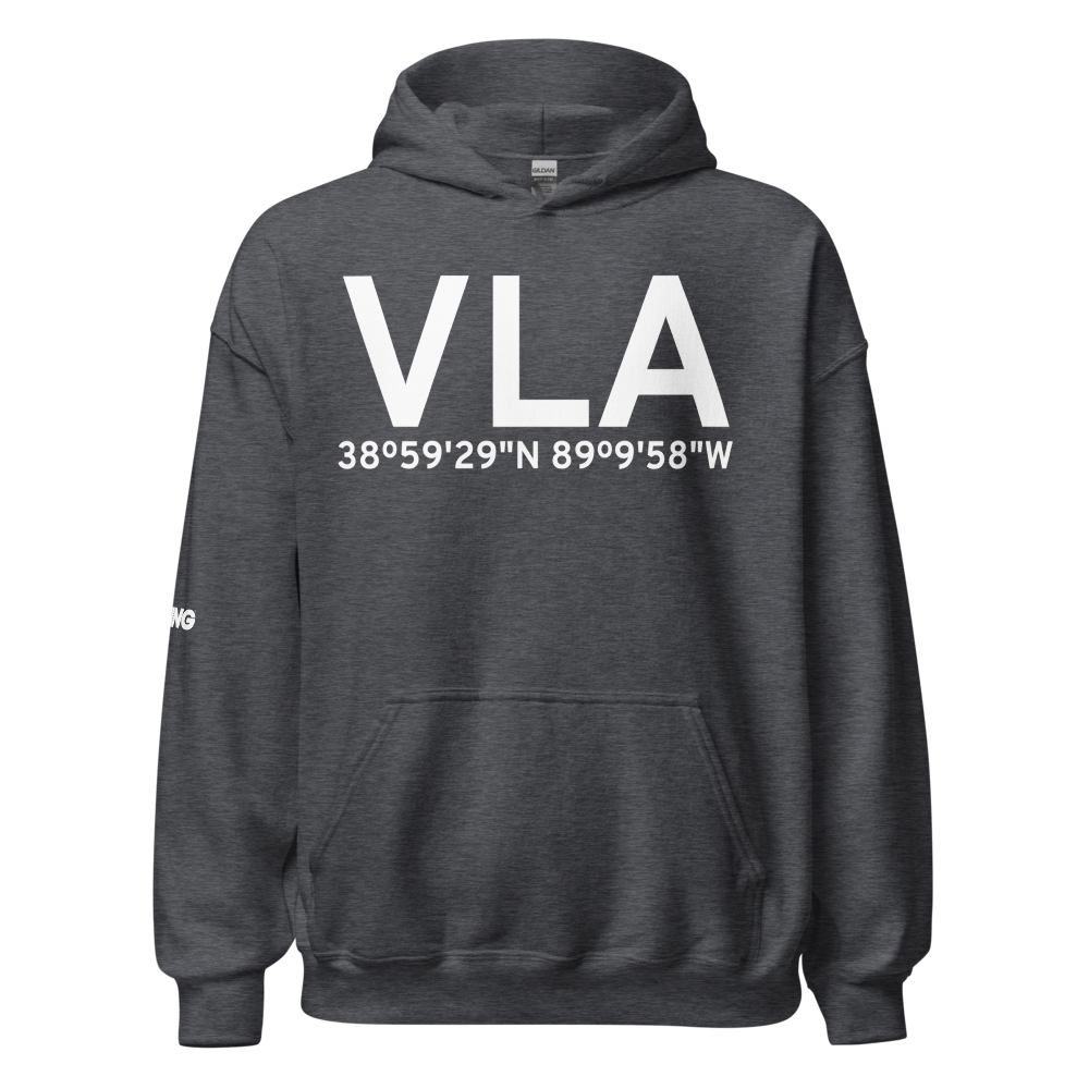 Vandalia (KVLA) Airport Hoodie Sweatshirt 