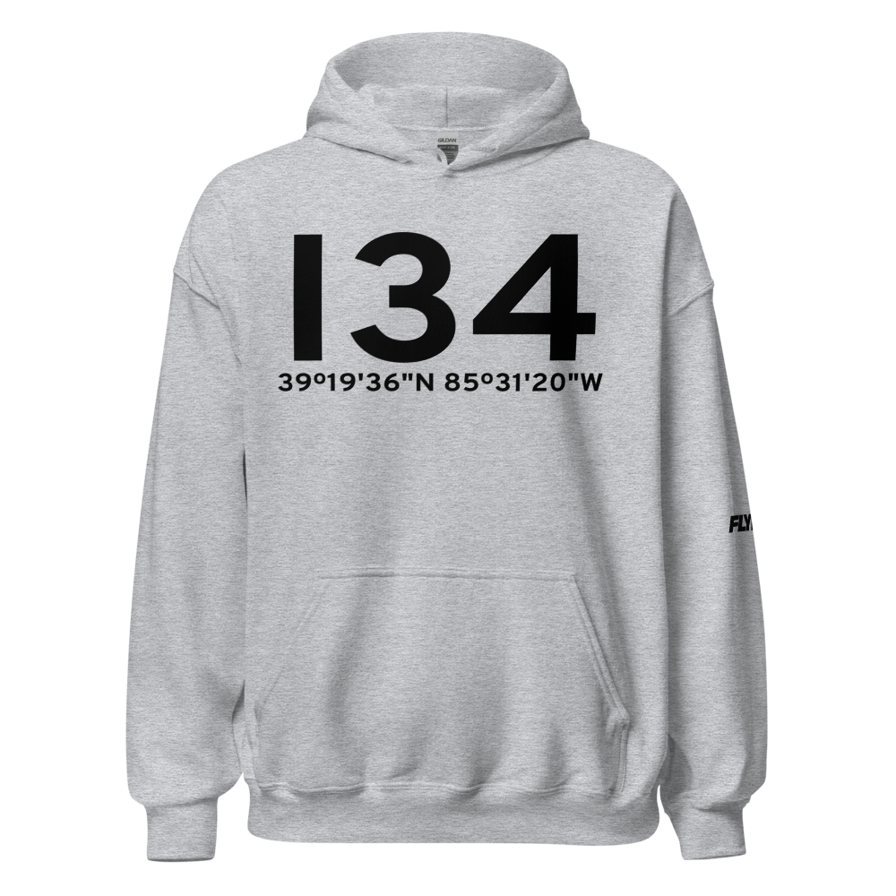 Greensburg (KI34) Airport Hoodie Sweatshirt 