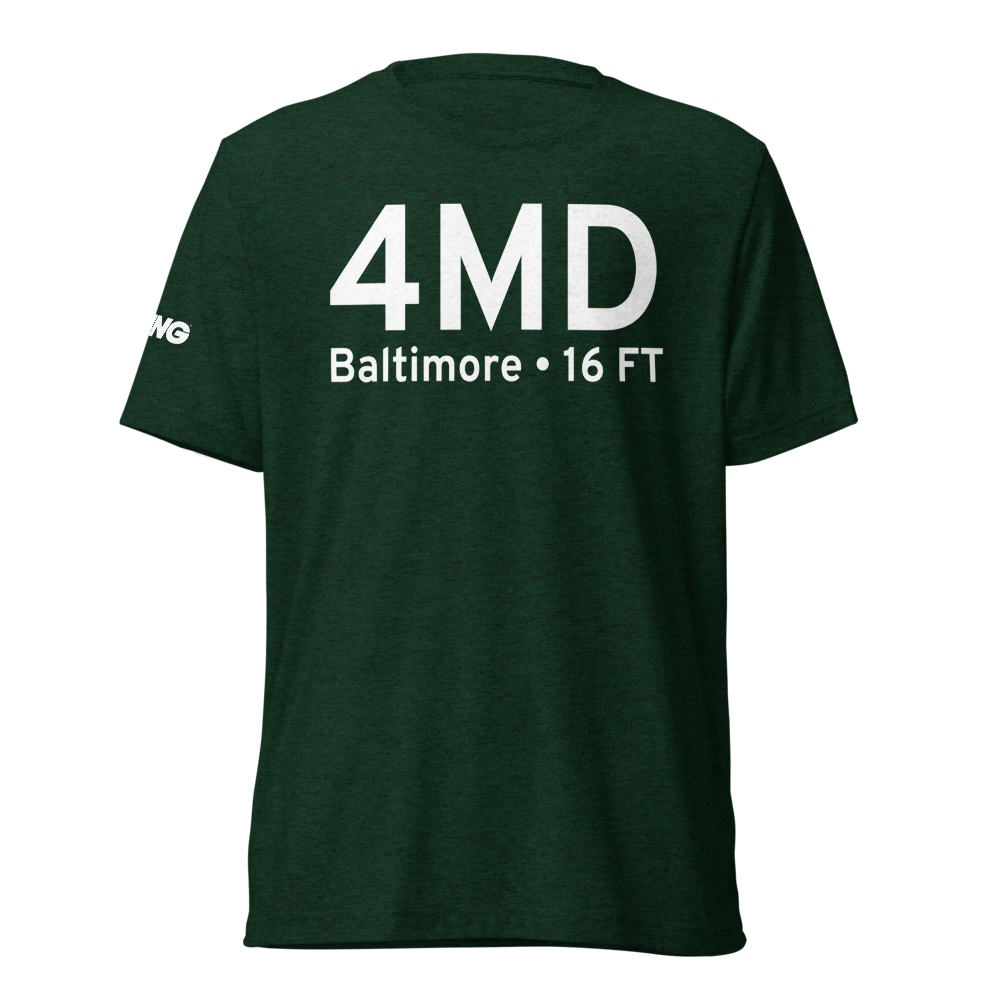 Baltimore (4MD) Airport Tri-blend T-Shirt 