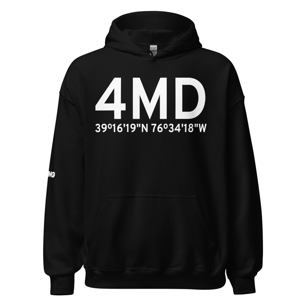Baltimore (4MD) Airport Hoodie Sweatshirt 