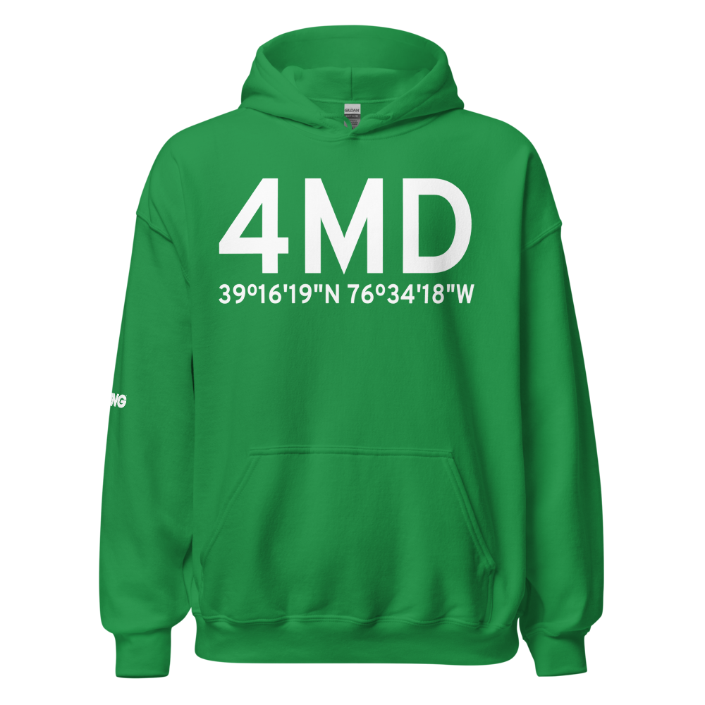 Baltimore (4MD) Airport Hoodie Sweatshirt 