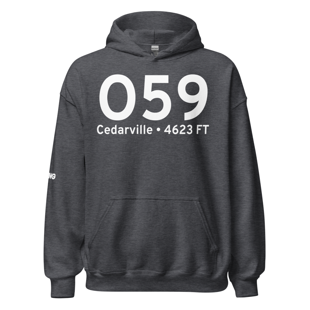 Cedarville (KO59) Airport Hoodie Sweatshirt 