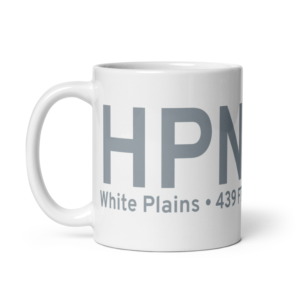 White Plains (KHPN) Airport Mug 