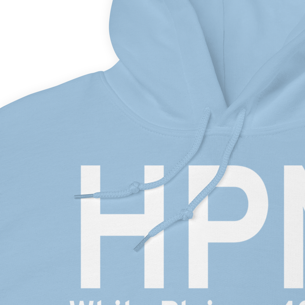 White Plains (KHPN) Airport Hoodie Sweatshirt 