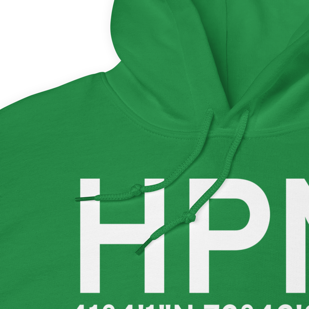 White Plains (KHPN) Airport Hoodie Sweatshirt 