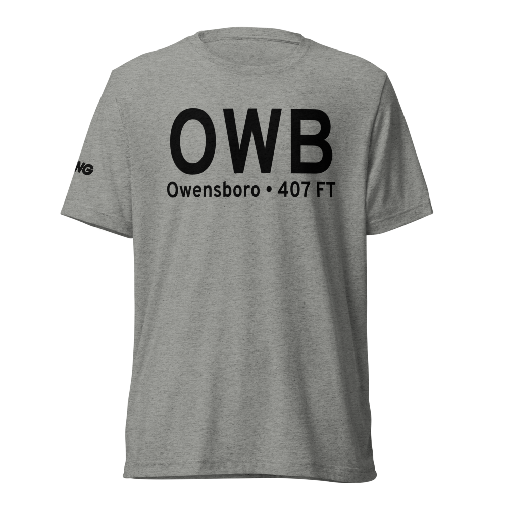 Owensboro (KOWB) Airport Tri-blend T-Shirt 