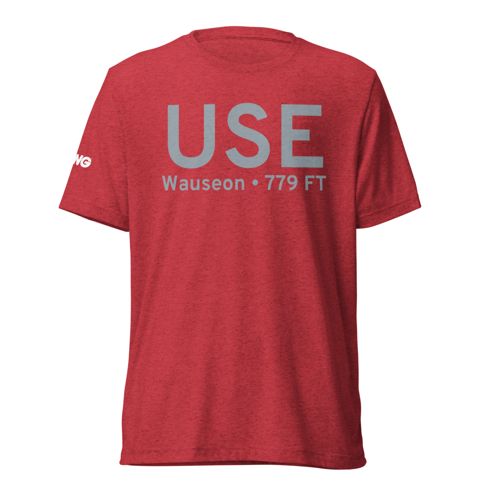 Wauseon (KUSE) Airport Tri-blend T-Shirt 
