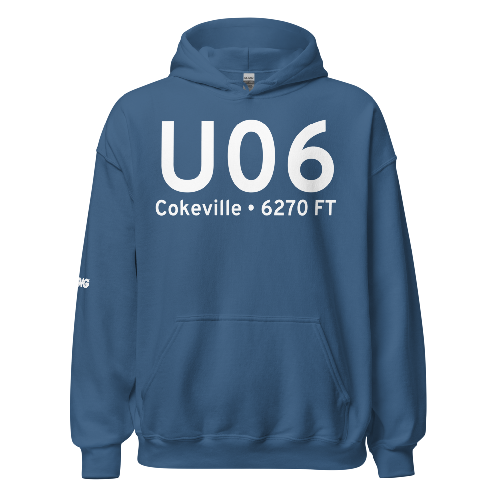 Cokeville (KU06) Airport Hoodie Sweatshirt 