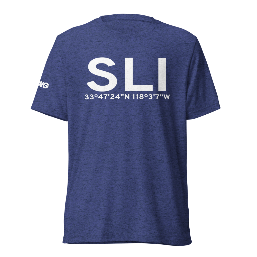 Los Alamitos (KSLI) Airport Tri-blend T-Shirt 