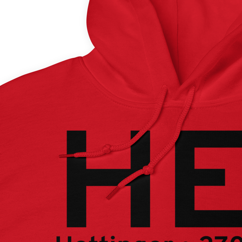 Hettinger (KHEI) Airport Hoodie Sweatshirt 