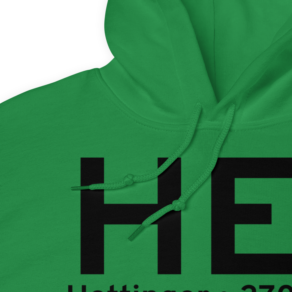 Hettinger (KHEI) Airport Hoodie Sweatshirt 