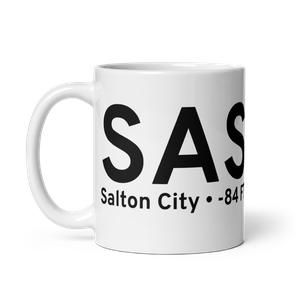 Salton City (SAS) Airport Mug