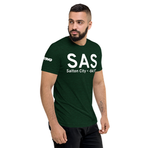 Salton City (SAS) Airport Tri-blend T-Shirt