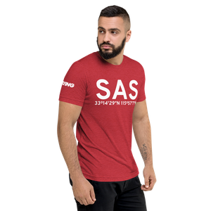 Salton City (SAS) Airport Tri-blend T-Shirt