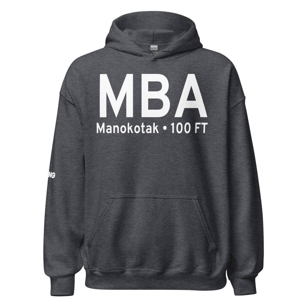 Manokotak (PAMB) Airport Hoodie Sweatshirt 