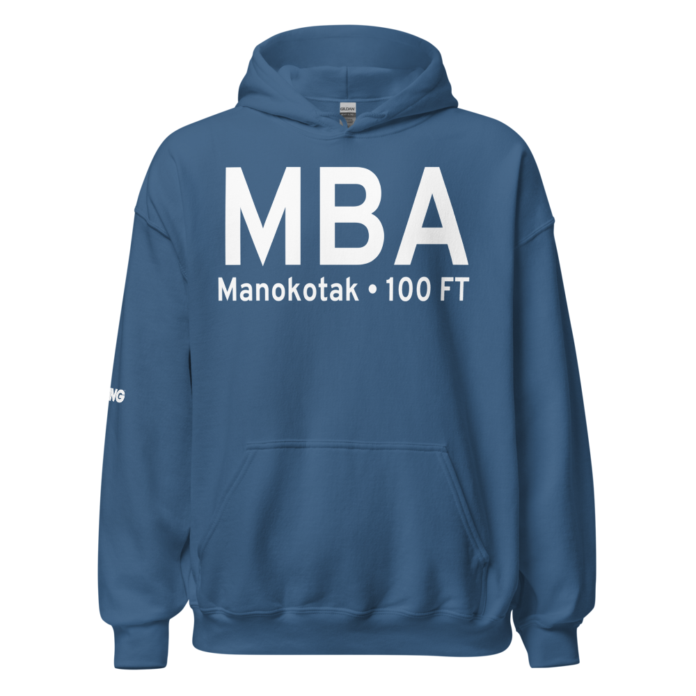 Manokotak (PAMB) Airport Hoodie Sweatshirt 