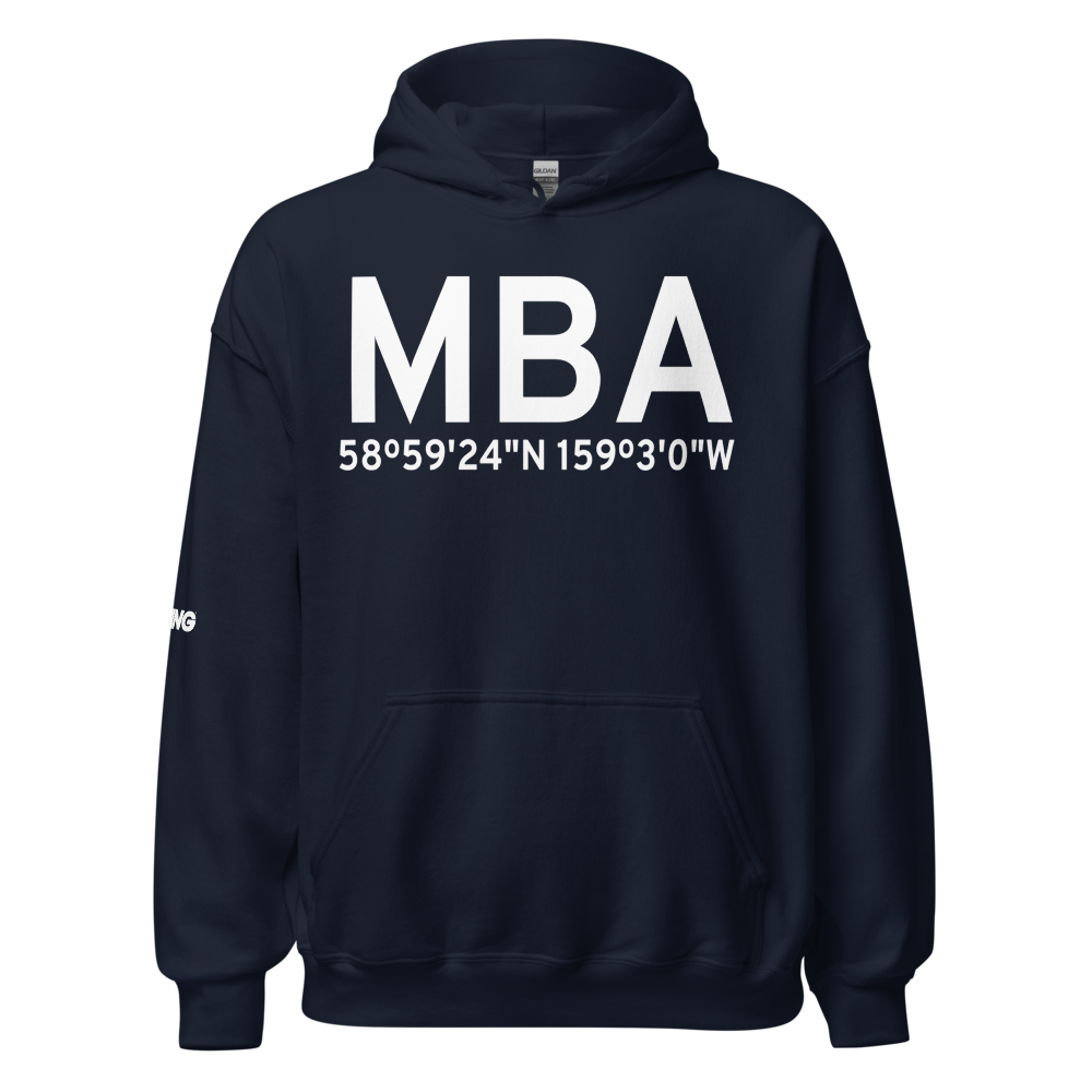 Manokotak (PAMB) Airport Hoodie Sweatshirt 