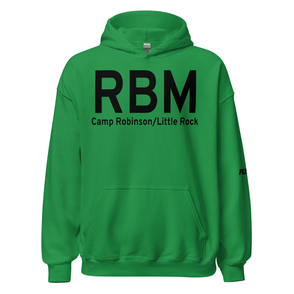 Camp Robinson/Little Rock (KRBM) Airport Hoodie Sweatshirt 