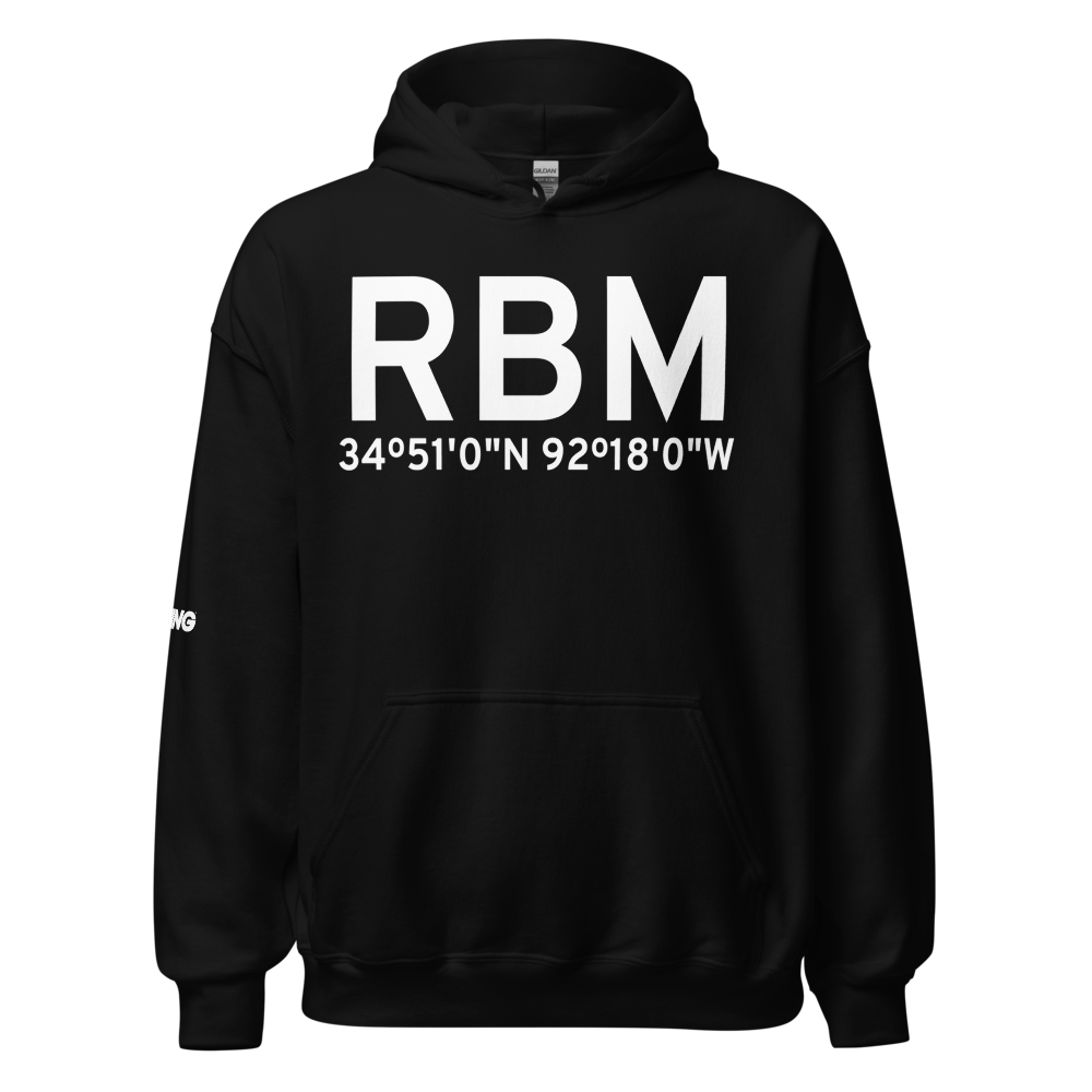 Camp Robinson/Little Rock (KRBM) Airport Hoodie Sweatshirt 