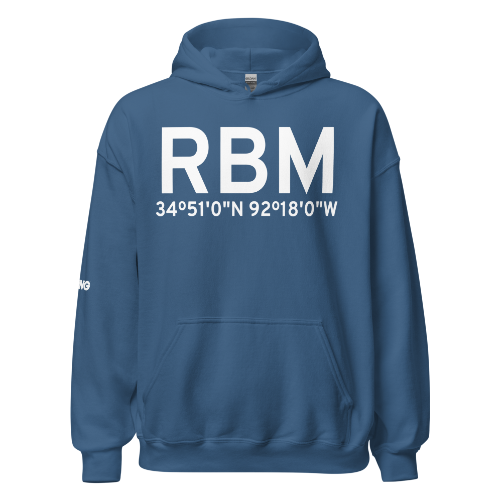 Camp Robinson/Little Rock (KRBM) Airport Hoodie Sweatshirt 