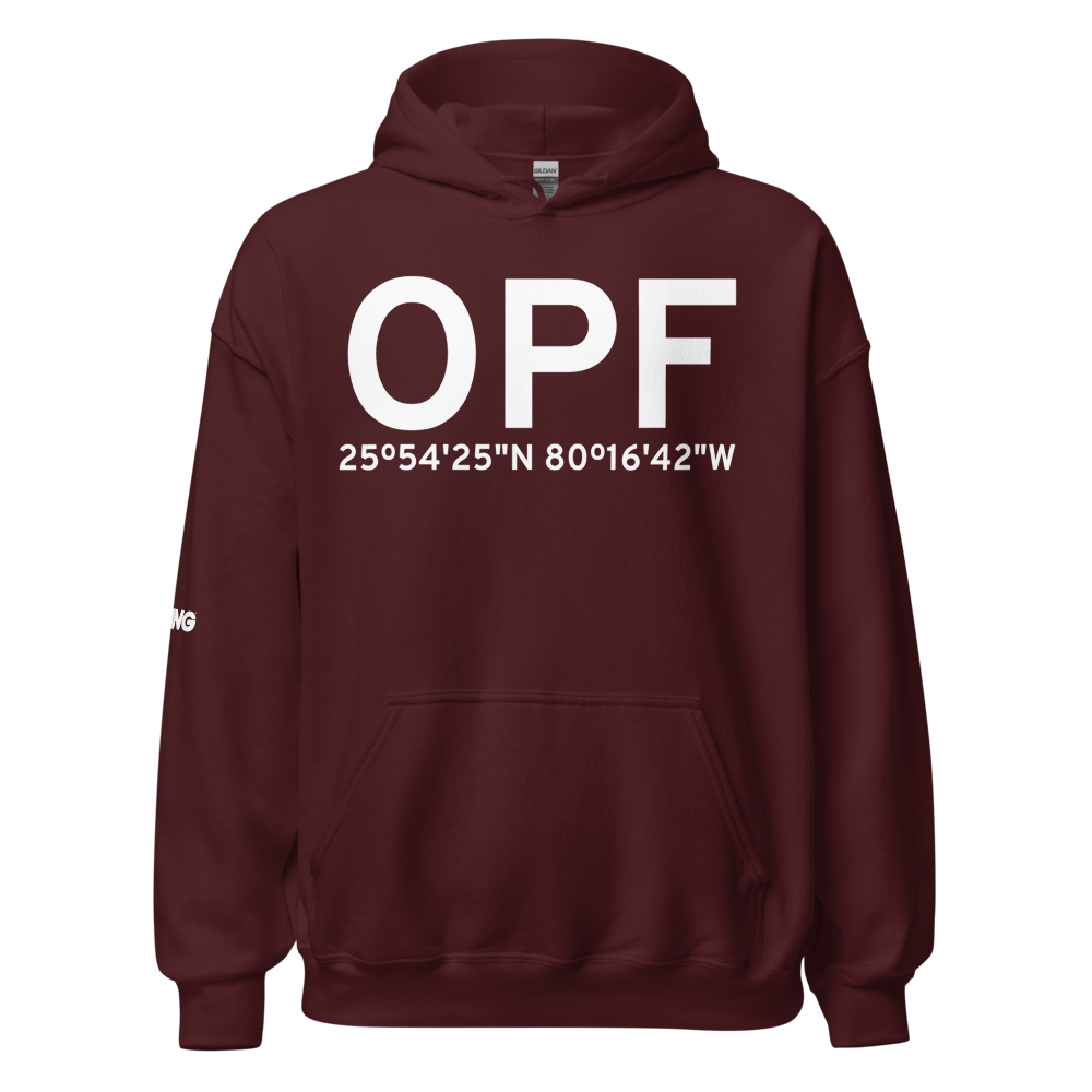 Miami (KOPF) Airport Hoodie Sweatshirt 
