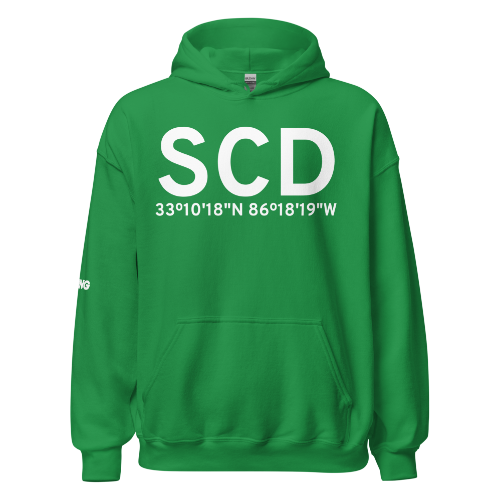 Sylacauga (KSCD) Airport Hoodie Sweatshirt 