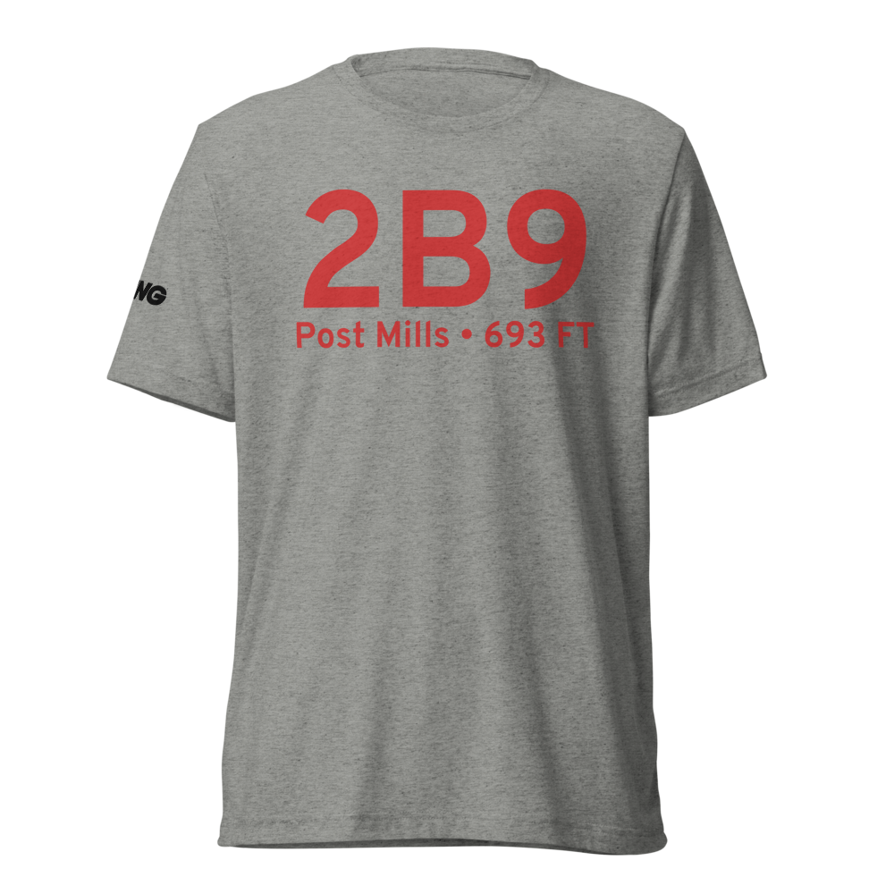 Post Mills (2B9) Airport Tri-blend T-Shirt 