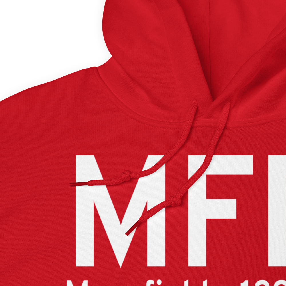 Mansfield (KMFD) Airport Hoodie Sweatshirt 