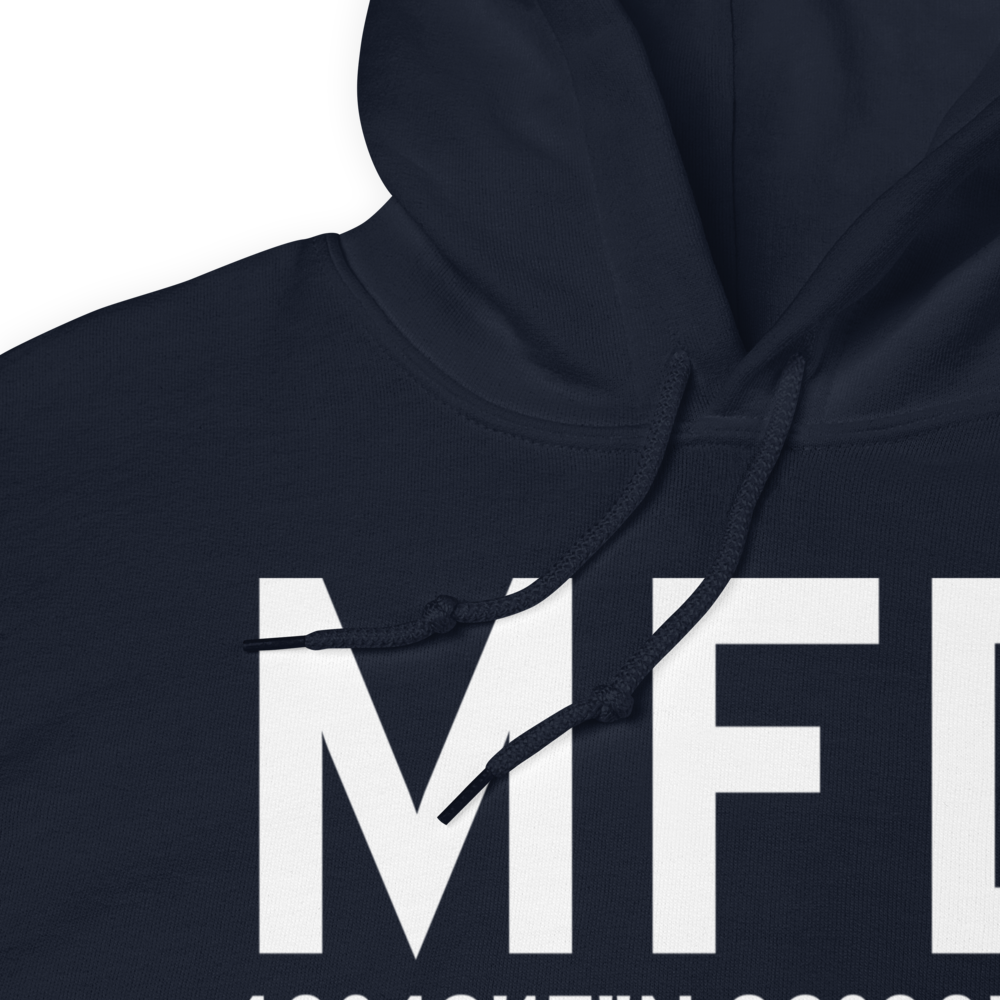 Mansfield (KMFD) Airport Hoodie Sweatshirt 