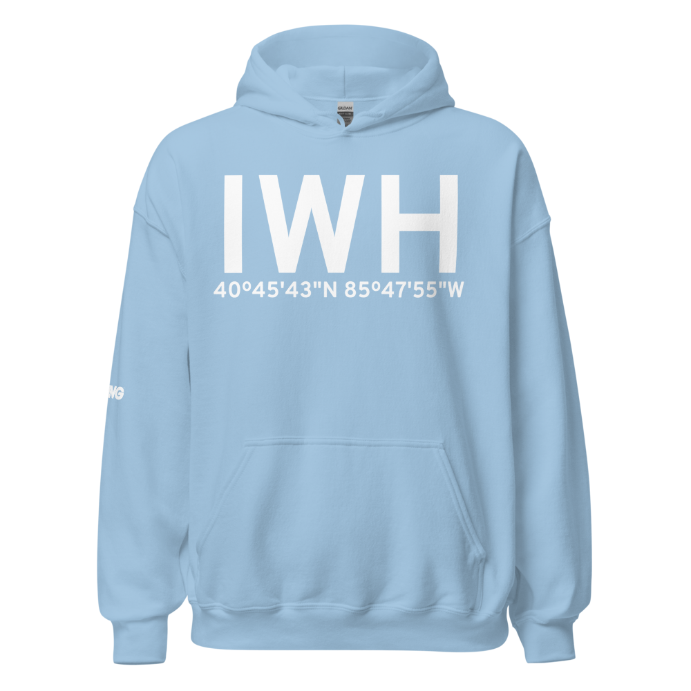 Wabash (KIWH) Airport Hoodie Sweatshirt 