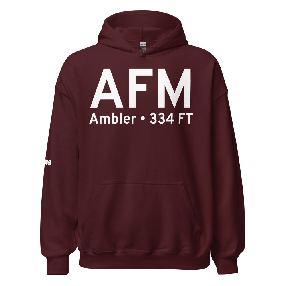 Ambler (PAFM) Airport Hoodie Sweatshirt 