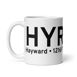 Hayward (KHYR) Airport Mug