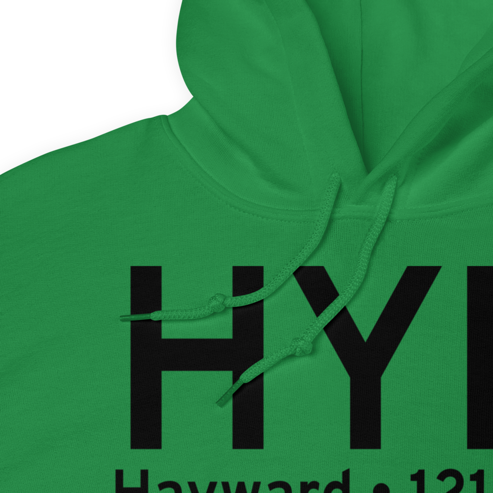 Hayward (KHYR) Airport Hoodie Sweatshirt 
