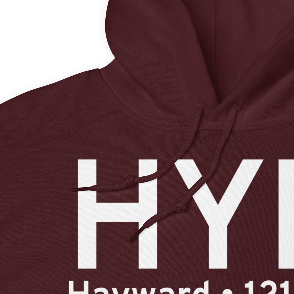 Hayward (KHYR) Airport Hoodie Sweatshirt 
