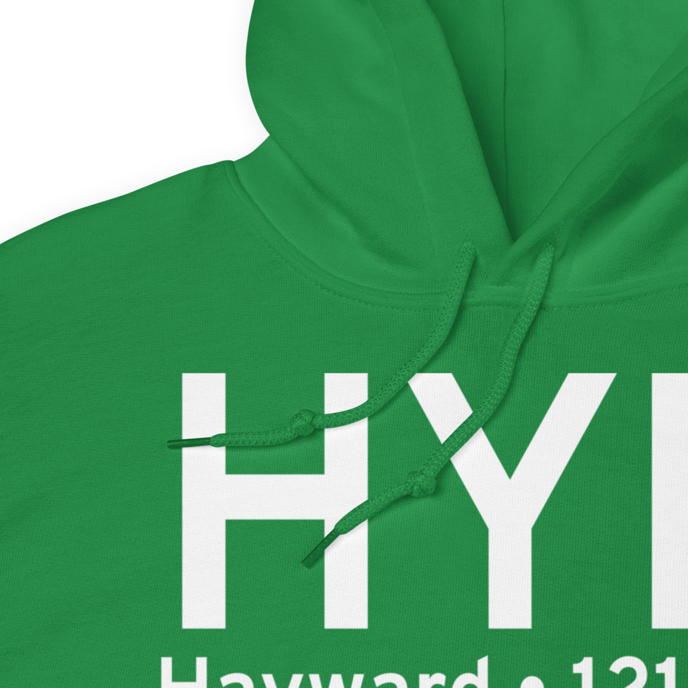 Hayward (KHYR) Airport Hoodie Sweatshirt 