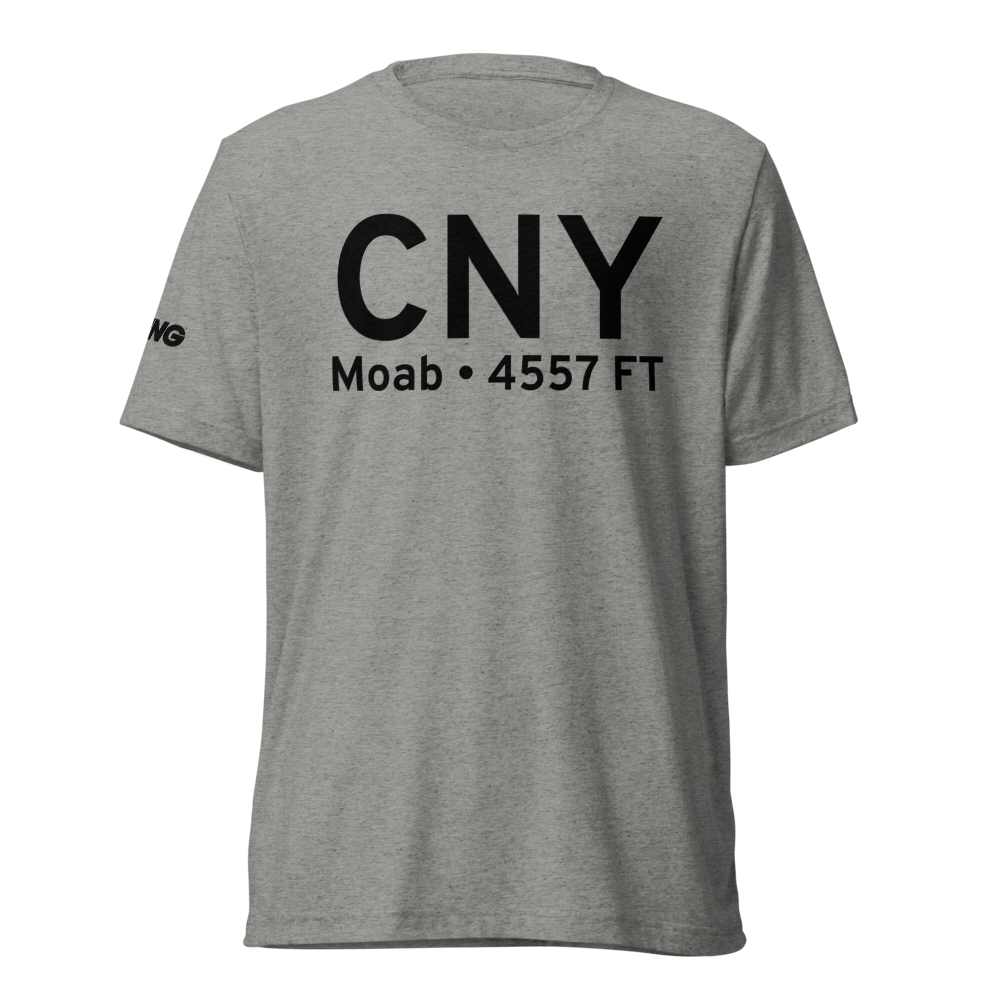Moab (KCNY) Airport Tri-blend T-Shirt 