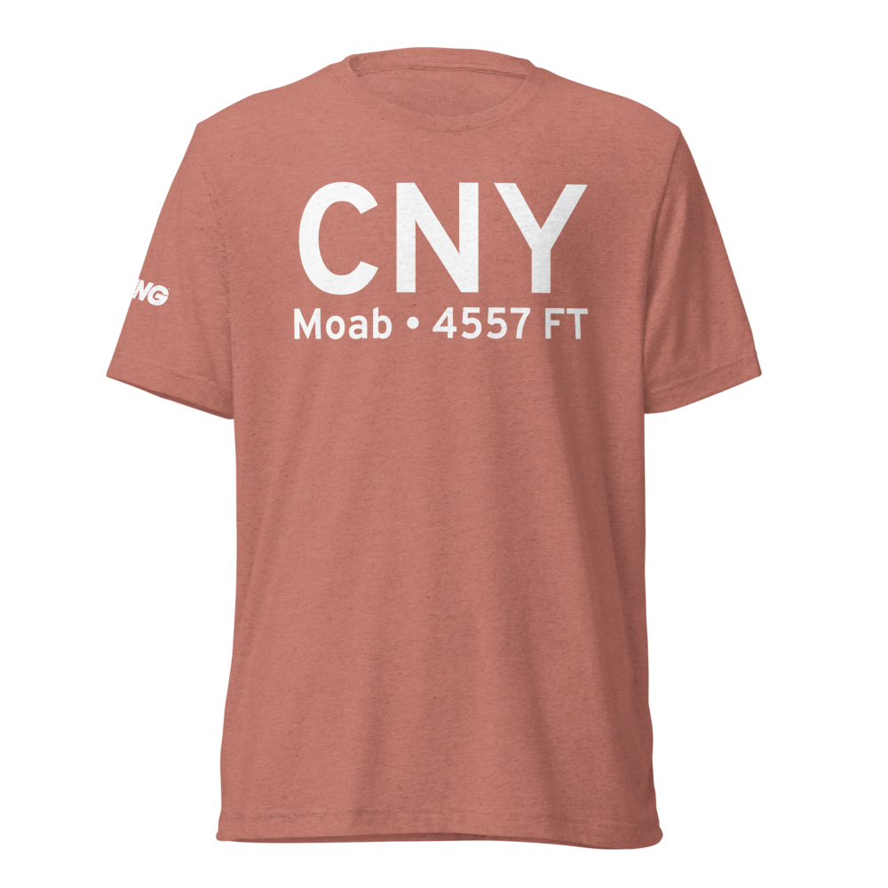 Moab (KCNY) Airport Tri-blend T-Shirt 